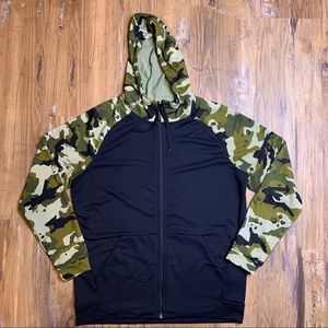 Nike Camo Zip Up Hoodie